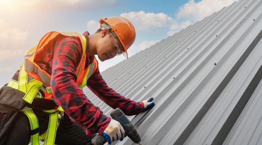 Professional metal roof installation in Helmsburg, IN